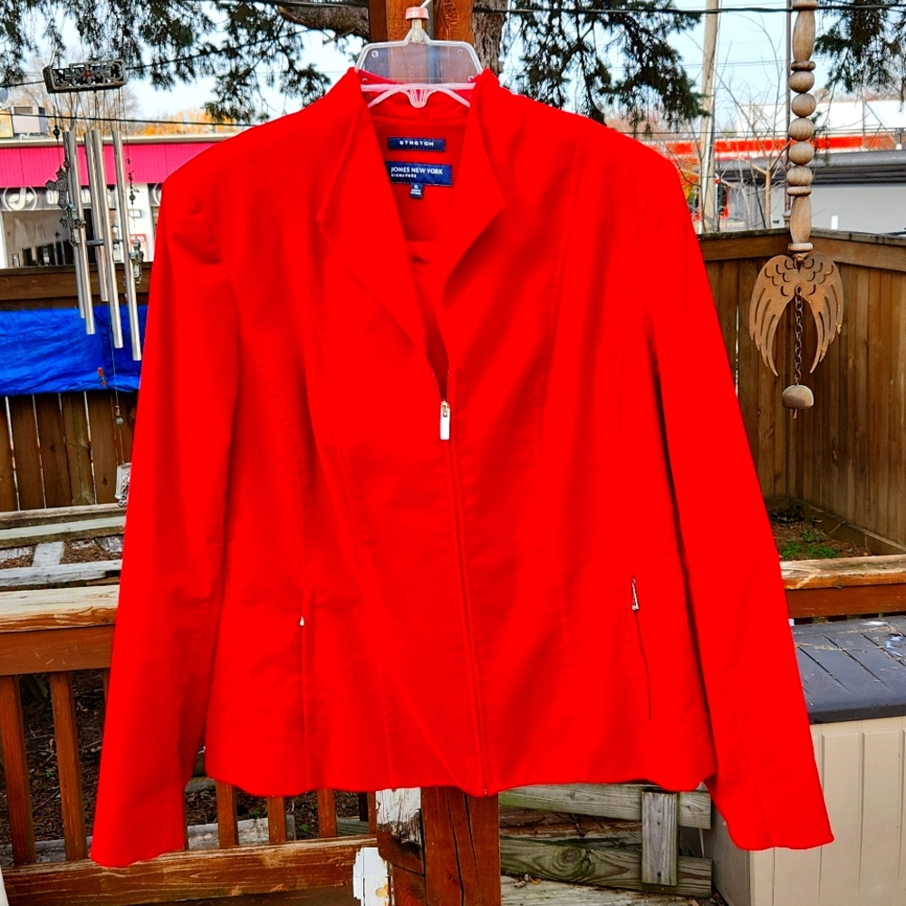 Beautiful Red velvet blazer